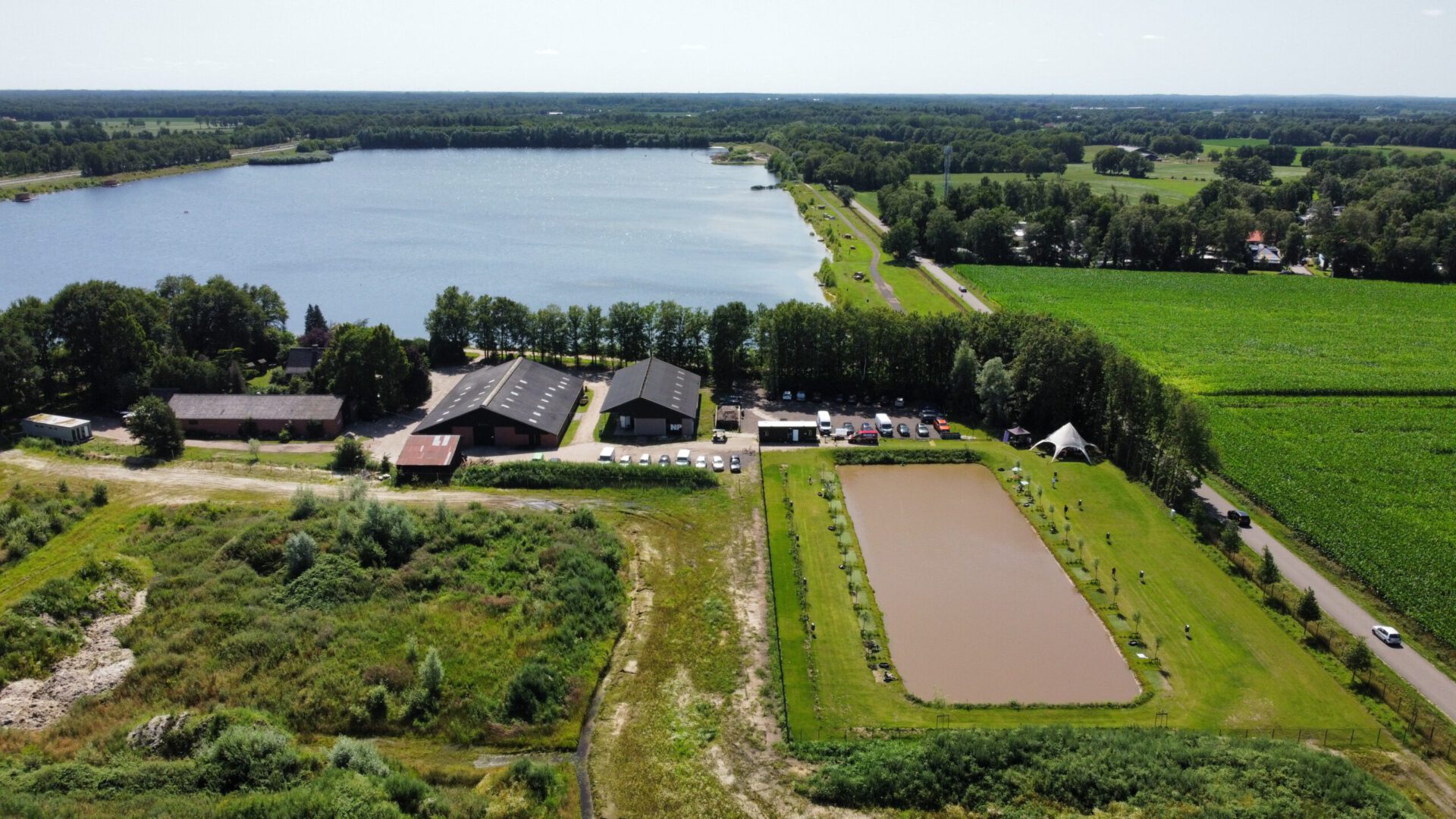 Lagoon en Lake drone 2021